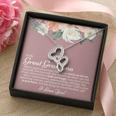 Great Grandma Intertwined hearts Necklace - Love You This Much